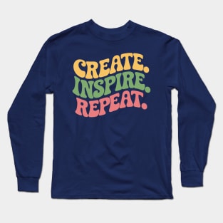 Art teacher creative people quote Long Sleeve T-Shirt